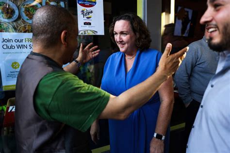 Katie Porter makes campaign stop in SF Mission District